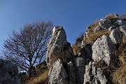 48... in decisa salita per l'anticima del Suchello anche su facili roccette